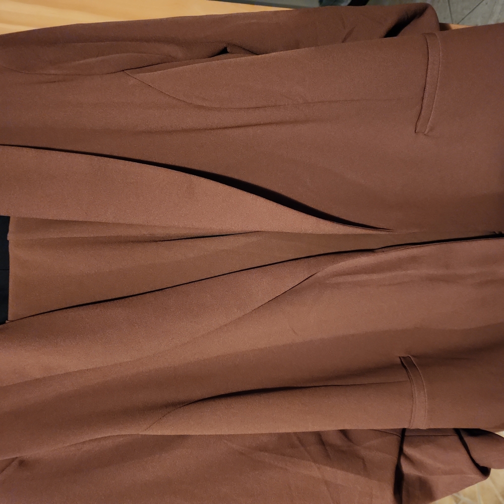 Fashion Nova Brown Blazer Jacket and Pants 3X